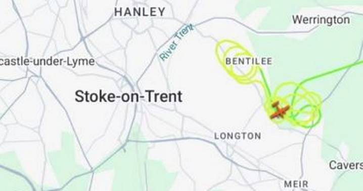 Live updates as police plane over Stoke-on-Trent 