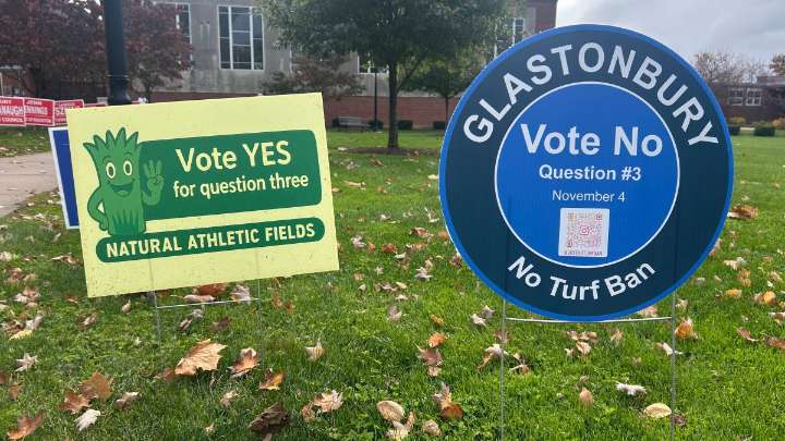 Glastonbury voters to decide on artificial turf ban