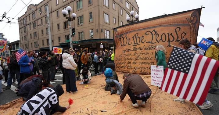 'No Kings' protests against Trump bring a street party vibe to cities nationwide