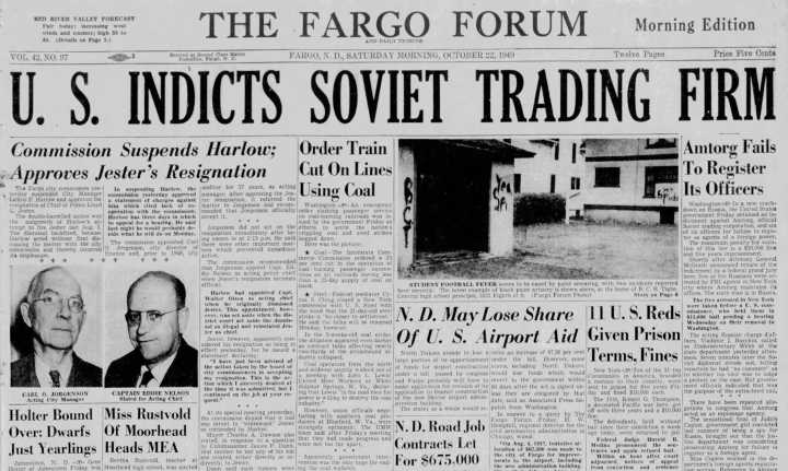 Today in History: Fargo City Commission suspends city manager, accepts police chief’s resignation