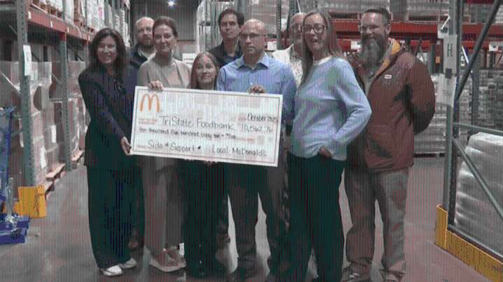 Donation to provide 63,000 meals in the Tri