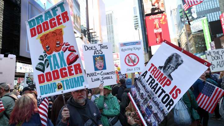 Las ciudades de Estados Unidos se llenan de protestas ?No Kings? contra la Administración de Donald Trump