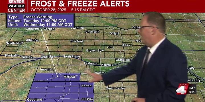 Less wind, more sun, however, some cold mornings ahead