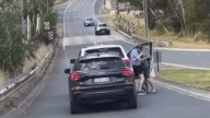 Shocking highway brawl caught on camera as road rage spirals out of control in NSW