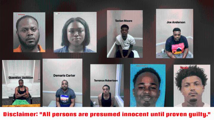 Seven arrested, two wanted in Baton Rouge drug bust