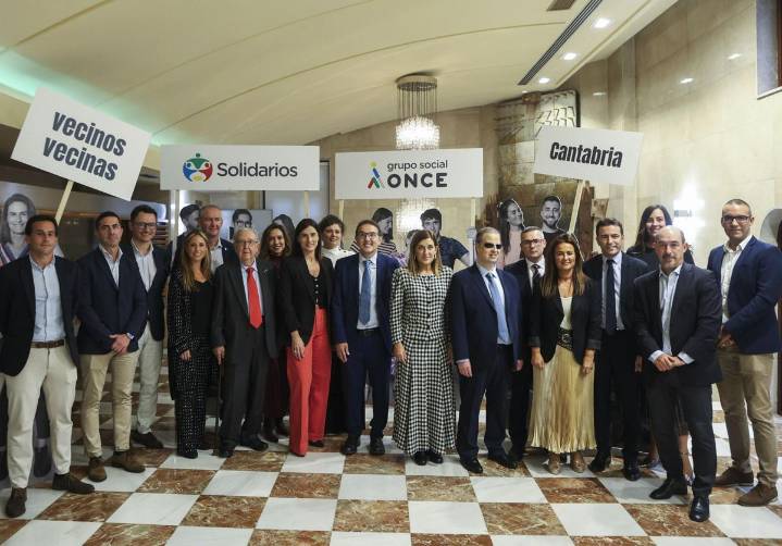 La ONCE premia la solidaridad de la sociedad cántabra