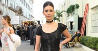 Nina Dobrev Is 'Princess' in Semi Sheer Gown
