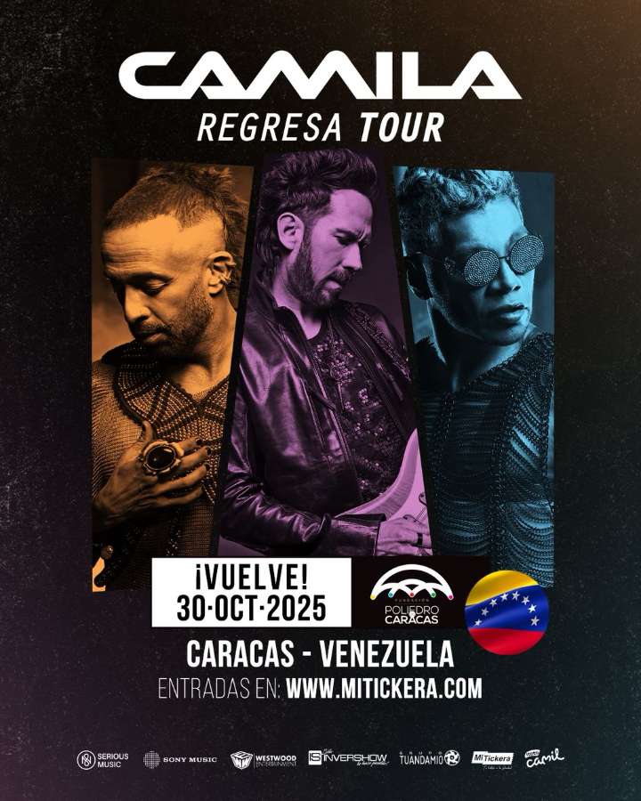 ¡Solo Invershow lo hace posible! Camila vuelve al Poliedro de Caracas