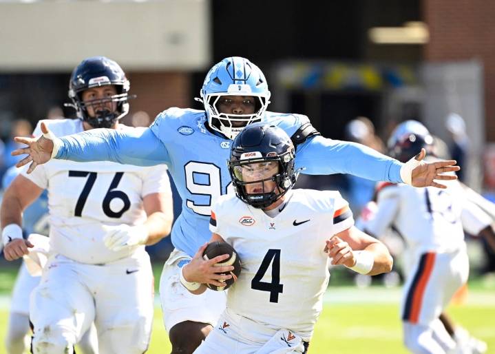 Deadspin | No. 16 Virginia edges struggling North Carolina in OT