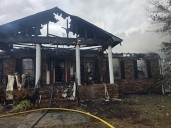 No one injured, house total loss after fire in Hazel Green