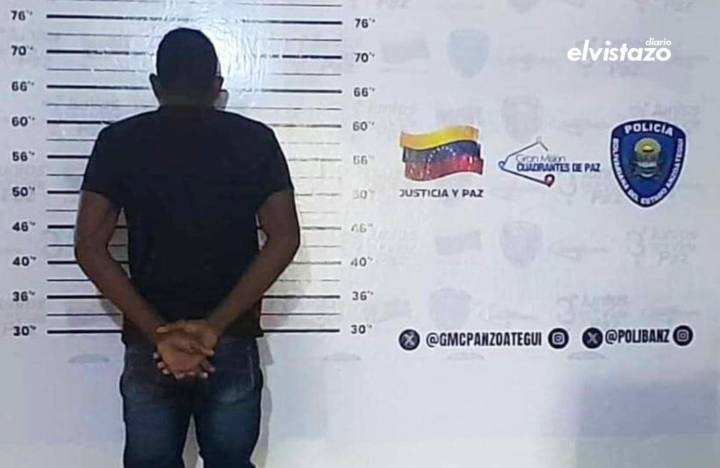Hombre de 38 años detenido en Ciudad Orinoco por tomarle fotos a una vecina mientras hacía su aseo personal