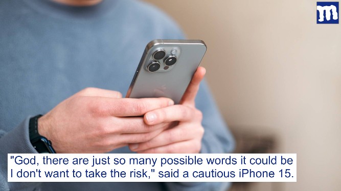 Phone incapable of autocorrecting 'Wedensday'