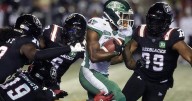 Roughriders snap losing streak, Redblacks' playoff hopes with 20