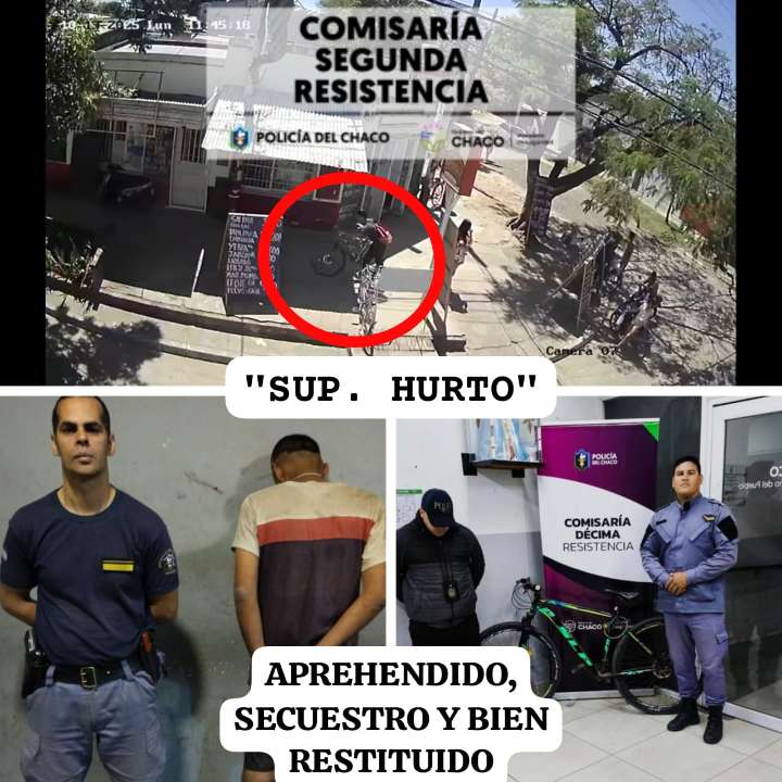 Recuperan una bicicleta que fue robada a una mujer