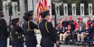 D.C. high school JROTC steps in for Nevada Honor Flight ceremony during government shutdown