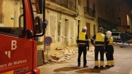 Desalojan de sus casas a dos familias en Inca por el derrumbe de un edificio