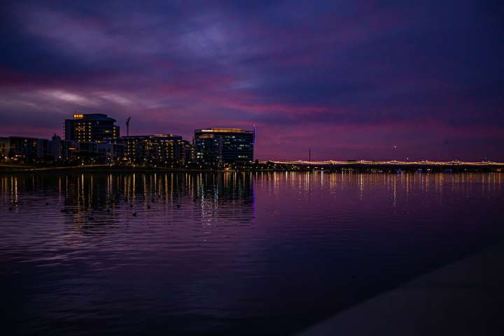 3 shot along Tempe Town Lake