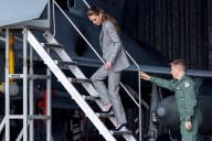 See Kate Middleton Expertly Navigate Stairs Backwards in Stilettos