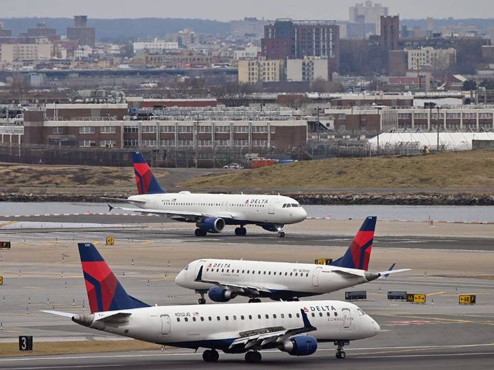 Crew member injured as two Delta jets collide taxiing at LaGuardia