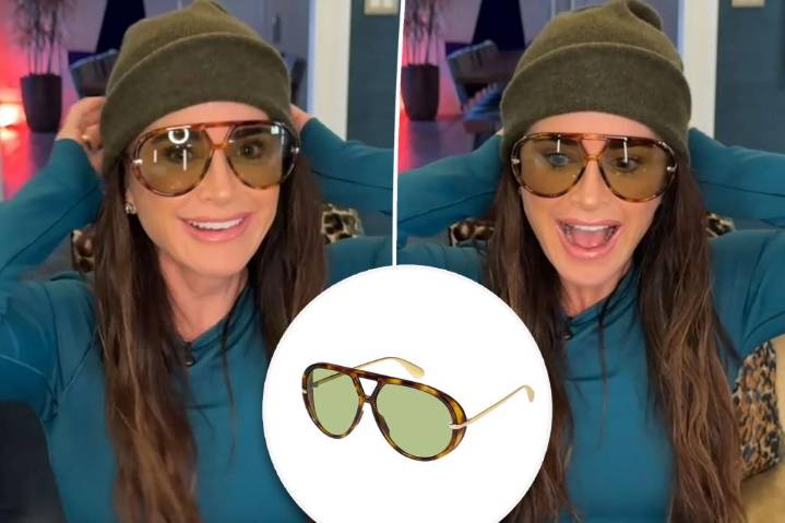 Kyle Richards says these $17 sunglasses look 'just like Bottega'