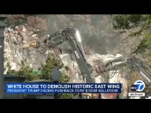 Entire East Wing of White House to be demolished as soon as this weekend: Sources