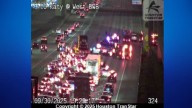 Westbound lanes of Katy Freeway shut down at Beltway 8 after pedestrian struck and killed