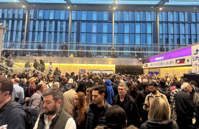 Major delays on Elizabeth line and at Paddington after trespasser spotted on tracks
