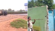 Jayadev Vihar-Nandankanan parallel road construction triggers large
