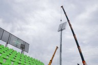 Palestino tendría fecha definida para estrenar su nueva luminaria artificial en La Cisterna