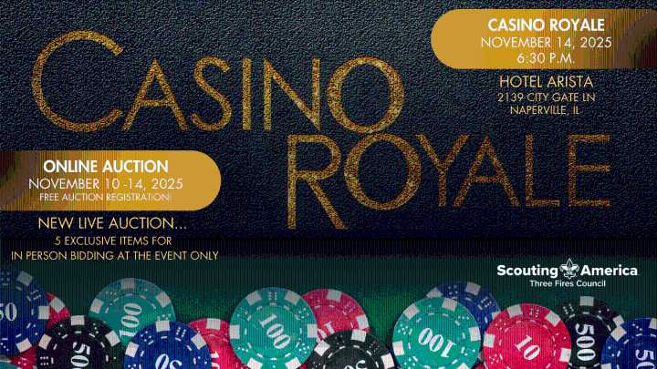 Casino Royale: A Night of Fun, Friends & Fundraising for Scouting America