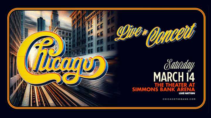 Legendary band Chicago coming to North Little Rock