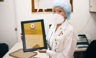 Enfermera venezolana de 94 años recibió distinción de la Cruz Roja