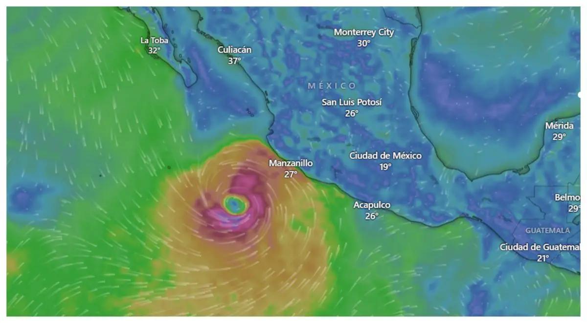 “Priscilla” se intensificó a huracán categoría 1; se pronostican lluvias intensas para Puerto Vallarta