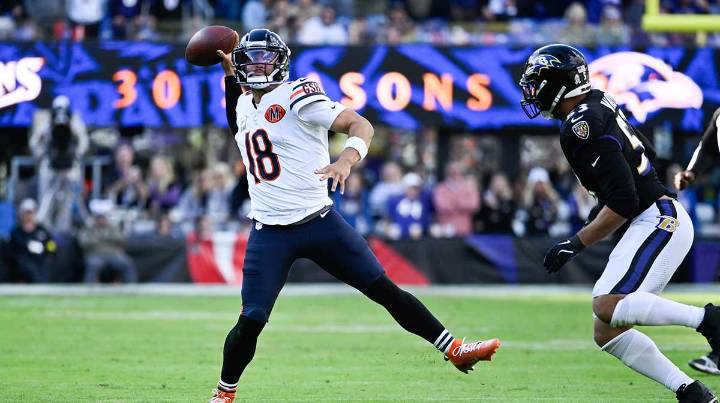 Bears’ Ben Johnson disagrees with Caleb Williams on killer interception vs. Ravens