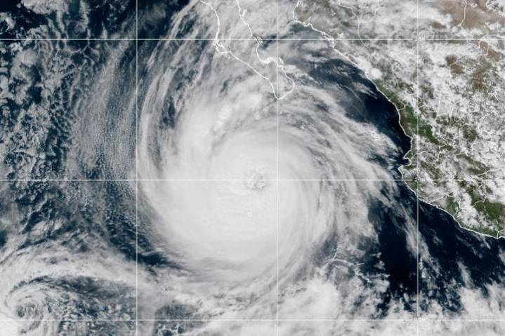 Hurricane Priscilla moves along Mexico in the Pacific as Tropical Storm Jerry churns in the Atlantic