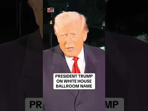 Trump: No plans to name White House ballroom after myself