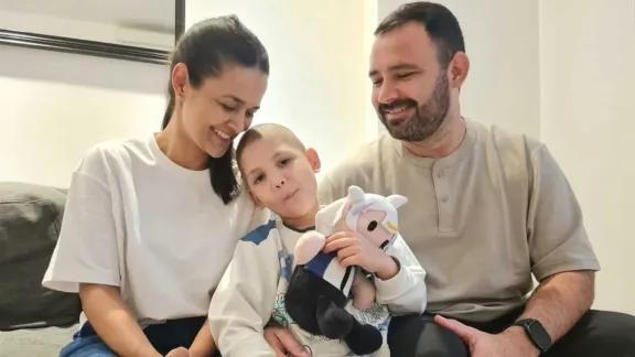 Santino regresó al país: “Para nosotros cada día es un regalo”