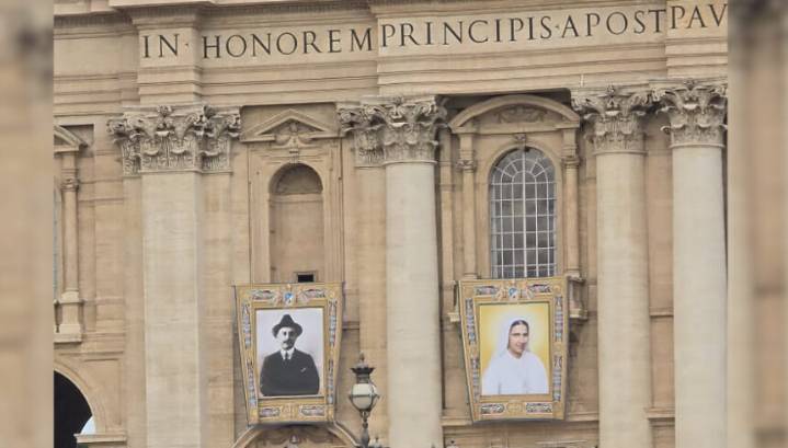 Basílica de San Pedro exhibe imágenes de JGH y Carmen Rendiles