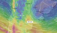 Las provincias afectadas. Hay alerta amarilla para este miércoles 15 de octubre