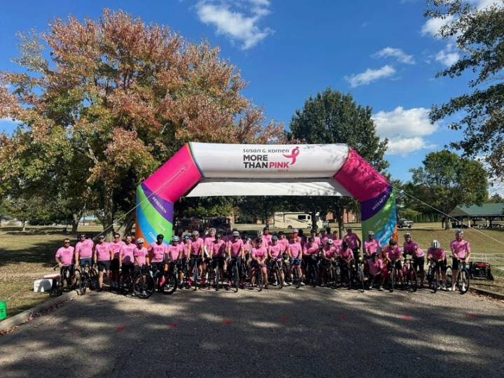 Tour de Komen bikes from Fishers to Terre Haute