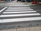 Un peatón resulta herido tras ser arrollado por una bici en la calle Antonio Angulo de Huesca
