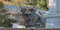 White House Siding Demolished to Build Donald Trump’s Ballroom: Photos | Donald Trump, white house 