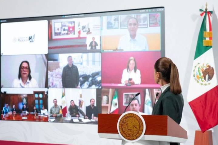 Claudia Sheinbaum supervisará apoyo en Veracruz, Hidalgo y Puebla tras lluvias