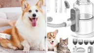 You can save 64% on this six-in-one at-home pet grooming kit today