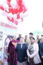 Sakeena Itoo flags off Red Run 2025 on HIV/AIDS awareness at Srinagar