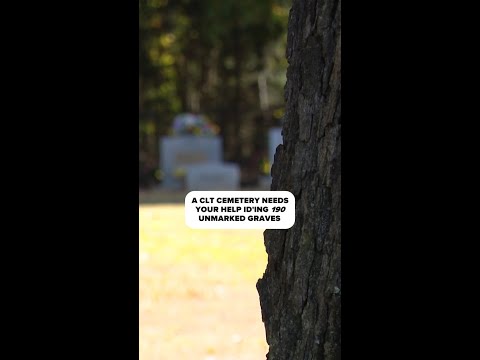 Unmarked graves discovered in historic north Charlotte cemetery