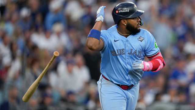 Vladimir Guerrero Jr. hit a two-run homer off Shohei Ohtani, Shane Bieber pitched four-hit ball into the sixth inning, and the Toronto Blue Jays shook off their epic 18-inning loss to even the World S