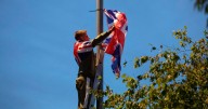 People flying George Cross or Union Jack on lamp-posts face being sued or jailed