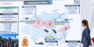 Gobierno avanza en reapertura de caminos en estados afectados por lluvias, Ejército activa 111 puentes aéreos