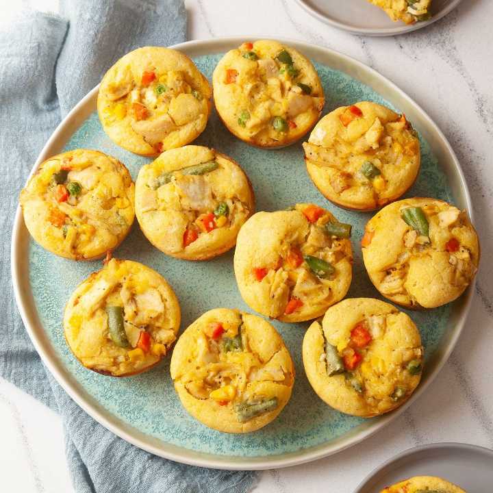 Chicken Pot Pie Muffins Recipe